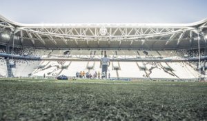 Entraînement et point presse au Juventus Stadium