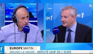 Bruno Le Maire souhaite que le "compte à rebours" commence pour Hollande
