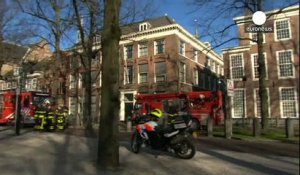 Incendie criminel à l'ambassade de Grande-Bretagne à La Haye