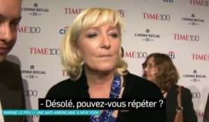 Marine Le Pen moquée pour son anglais lors du gala de Time