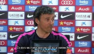 Luis Enrique : "Pep jouera pour la première fois contre Son Barça"