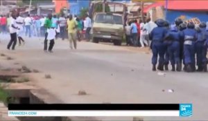 BURUNDI - Violences dans les rues de Bujumbura, la police pourchasse les manifestants