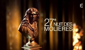 Introduction de la 27e nuit des Molières avec Nicolas Bedos, François Berléand et Julien Boisselier - Les Molières - France 2
