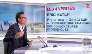 Les 4 Vérités-Eric Heyer demande une politique "plus équilibrée"