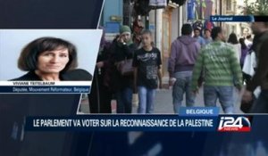 Belgique interview de Viviane Teiltel baum reconnaissance Etat palestinien