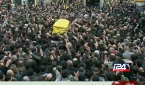 Funeral for Hezbollah militants killed in alleged Israeli airstrike in Syria