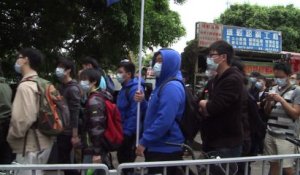 Manifestation contre les Chinois du Continent à Hong Kong
