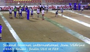 Finale double 1 sur 3, Second tournoi international Jean Védrine, Sport Boules, Saint-Vulbas 2015