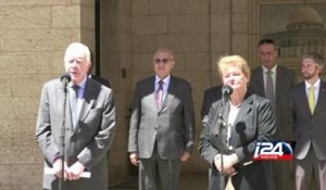 Jimmy Carter en visite à Ramallah