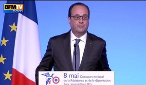Commémoration du 8 mai: " Les guerres n’ont pas disparu", rappelle Hollande