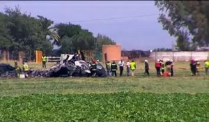 Les premières images du site du crash de l'A400M en Espagne