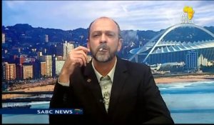 Un invité de la Newsroom de SABC fume du cannabis en direct à la TV