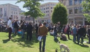 Cérémonie d'hommage aux sans-abri décédés à Bruxelles