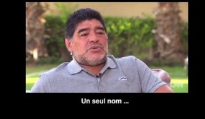 Maradona tacle Messi