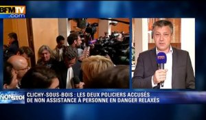 Clichy-sous-Bois: "Un soulagement pour mes collègues et pour les policiers en général"