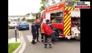 VIDEO. Châtellerault : un appartement détruit par le feu à Ozon