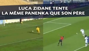 Luca Zidane tente une panenka comme papa mais la rate