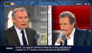 François Bayrou, invité de Bourdin Direct sur RMC-BFMTV - 070515