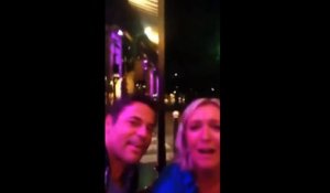 Marine Le Pen déclare son amour à Nicolas Sarkosy en chanson