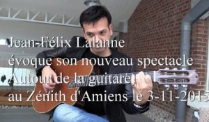 Jean-Félix Lalanne en promo pour le Zénith d'Amiens