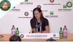 Press conference Ana Ivanovic 2015 French Open women's/R128
