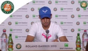 Conférence de presse Rafael Nadal / 1er Tour Roland-Garros 2015