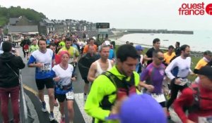 Marathon du Mont-Saint-Michel 2015: départ de Cancale