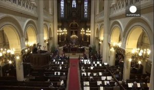 Hommage religieux aux victimes du musée juif de Bruxelles