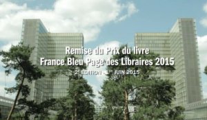 Remise du prix du Livre Pages - France Bleu - 1er Juin 2015
