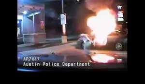 Un homme explose sa voiture lors de son arrestation