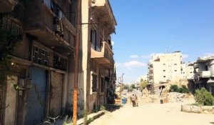 Dans les décombres de la vieille ville de Homs