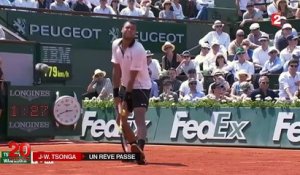 Roland-Garros : Tsonga échoue aux portes de la finale