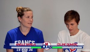 Tournée 2015 - Le Quiz - Gaelle Skrela vs Celine Dumerc