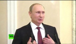 Le discours de Vladimir Poutine au terme du sommet de Minsk