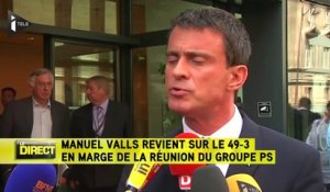 Manuel Valls : "Nous utilisons les armes de la Ve République"