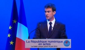 Valls expose la "stratégie numérique" du gouvernement