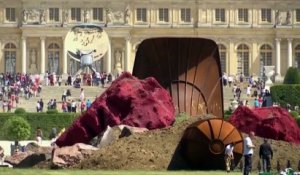 "Le Vagin de la Reine", oeuvre d'Anish Kapoor au Château de Versailles, a été vandalisé