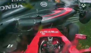 L'accrochage spectaculaire entre Fernando Alonso et Kimi Raikkonen lors du Grand Prix d’Autriche