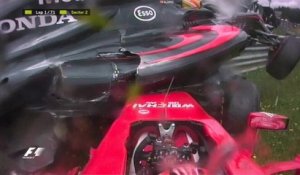 F1 : l’incroyable crash entre Alonso et Räikönnen - ZAPPING AUTO DU 22/06/2015