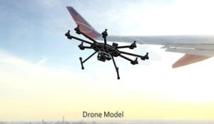 Collision entre un drone et un avion (FAKE)