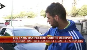 Un chauffeur UberX: "on s'est pris un pavé, ma cliente a un bébé c'est inadmissible!"