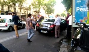 Grève de taxis : Agression d'un chauffeur Uber à Paris
