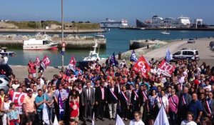 SCOP SeaFrance - My Ferry Link: manifestation pour la défense de l'emploi
