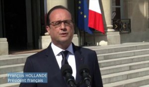 Hollande : l'économie française "robuste" n'a "rien à craindre" de la crise grecque