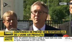 Attentat en Isère : le PDG européen de l’entreprise soutient les proches de la victime