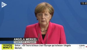 Merkel prête à de nouvelles négociations avec la Grèce "après le référendum"
