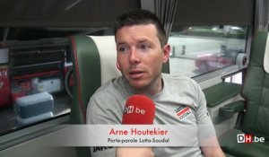 Dans le bus de l'équipe Lotto-Soudal