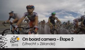 Caméra embarquée / On board camera - Étape 2 (Utrecht / Zélande) - Tour de France 2015