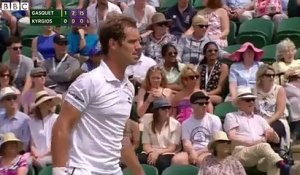 Moment insolite à Wimbledon : Nick Kyrgios demande à Richard Gasquet si il peut changer de chaussettes