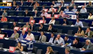 Crise grecque: les eurodéputés français frileux devant le discours de Tsipras